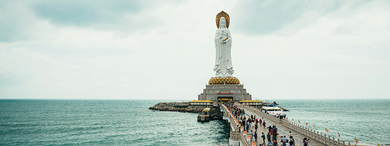 Центр Будизма или Буддийский храмовый комплекс Наньшань (Sanya Nanshan Temple)
